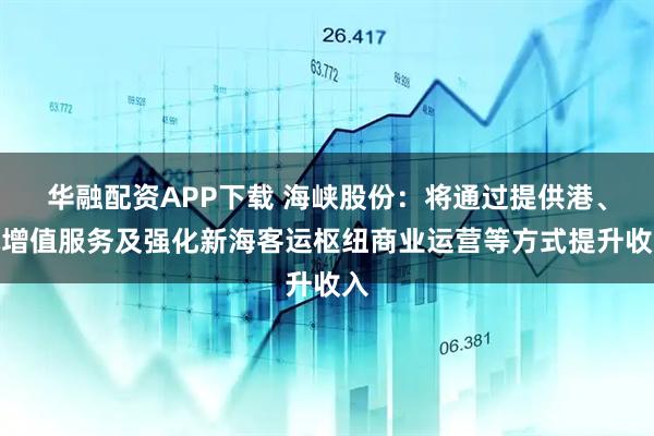 华融配资APP下载 海峡股份：将通过提供港、航增值服务及强化新海客运枢纽商业运营等方式提升收入
